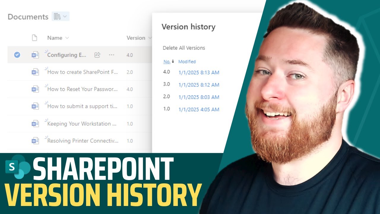 Master SharePoint Version History for Document Management