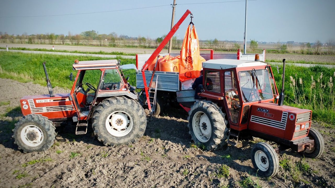 FiatAgri 110/90 & Fiat 780 - Concimazione