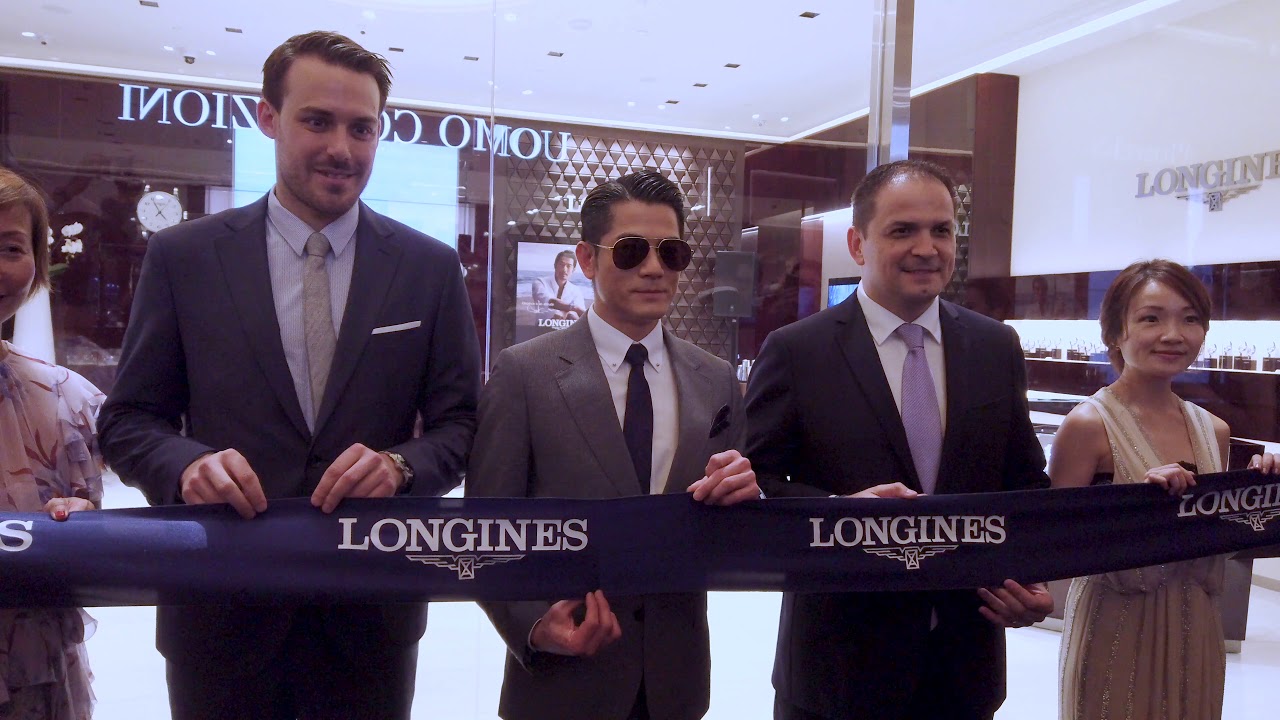 Longines MBS Singapore Boutique Official Opening with Aaron Kwok