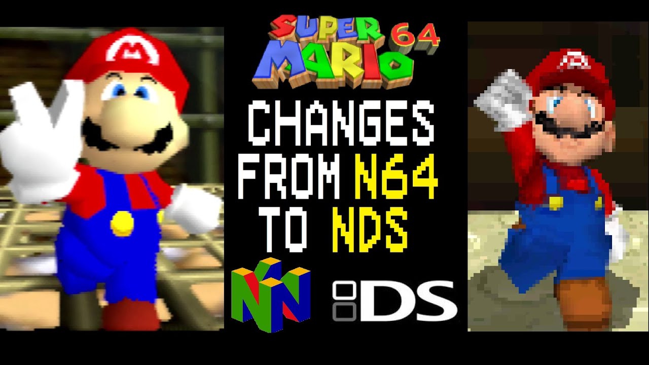 Super Mario 64: Changes from N64 to DS - Nintendo 64's 20th anniversary special