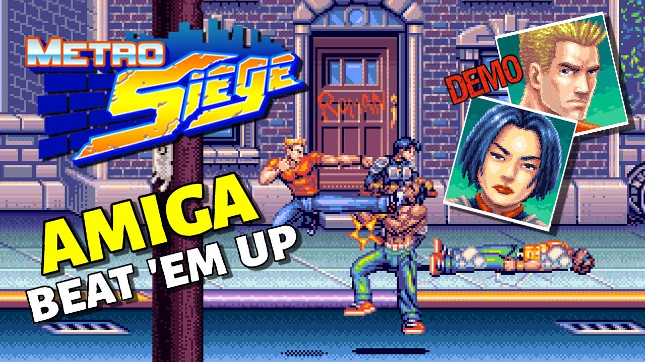 METRO SIEGE - A New AMIGA Beat 'Em Up!