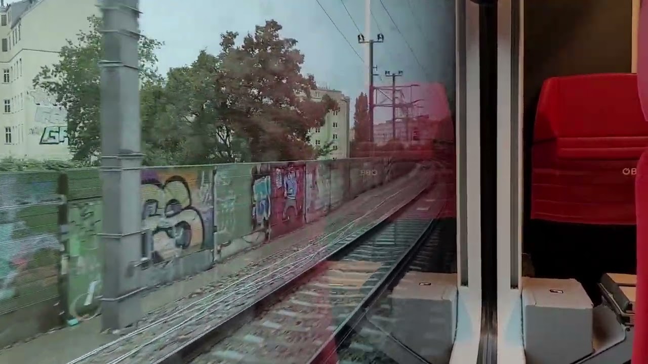 S2 Mitfahrt Floridsdorf nach Wien Hbf. (ÖBB S-Bahn Wien Cityjet Siemens Triebwagen 4746)(04.10.2024)