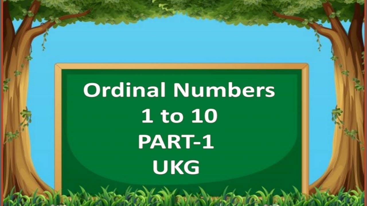 Ordinal Numbers 1 to 10| Ordinal Numbers 1st to 10th| 1 to 10 Ordinal Numbers with spelling