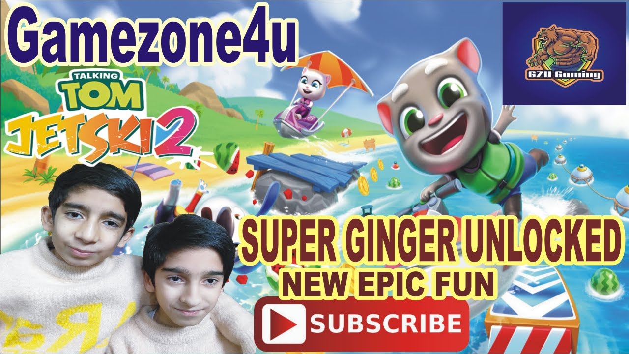 Talking Tom Jetski 2 SUPER GINGER UNLOCKED: After completing Hank House #viral #trending #gaming
