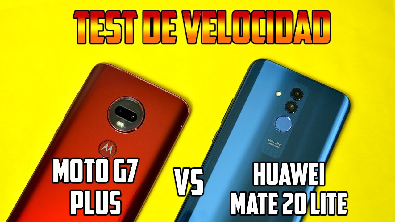 Moto G7 Plus Vs Huawei Mate 20 Lite | Test de Velocidad y Rendimiento | Tecnocat