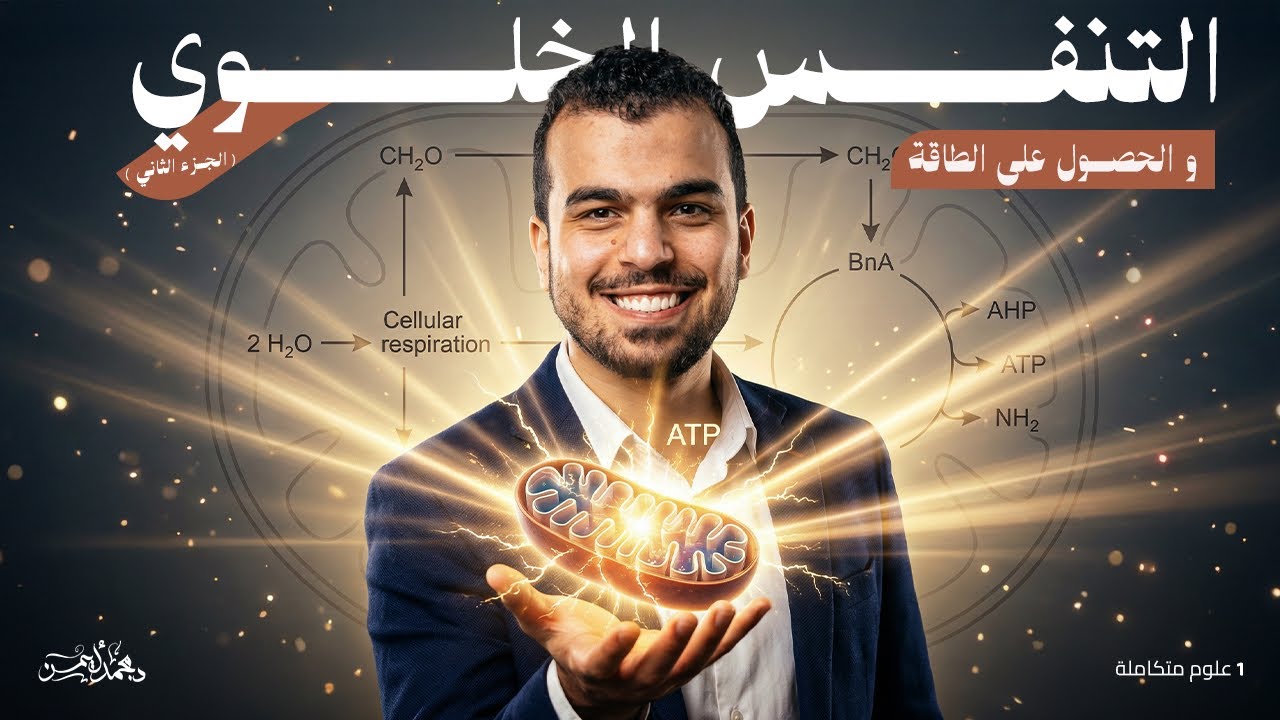 التنفس الخلوي والحصول علي الطاقة 🔥 المُحاضرة 4 علوم متكاملة - أولى ثانوى 🫶🏿❤️‍🩹