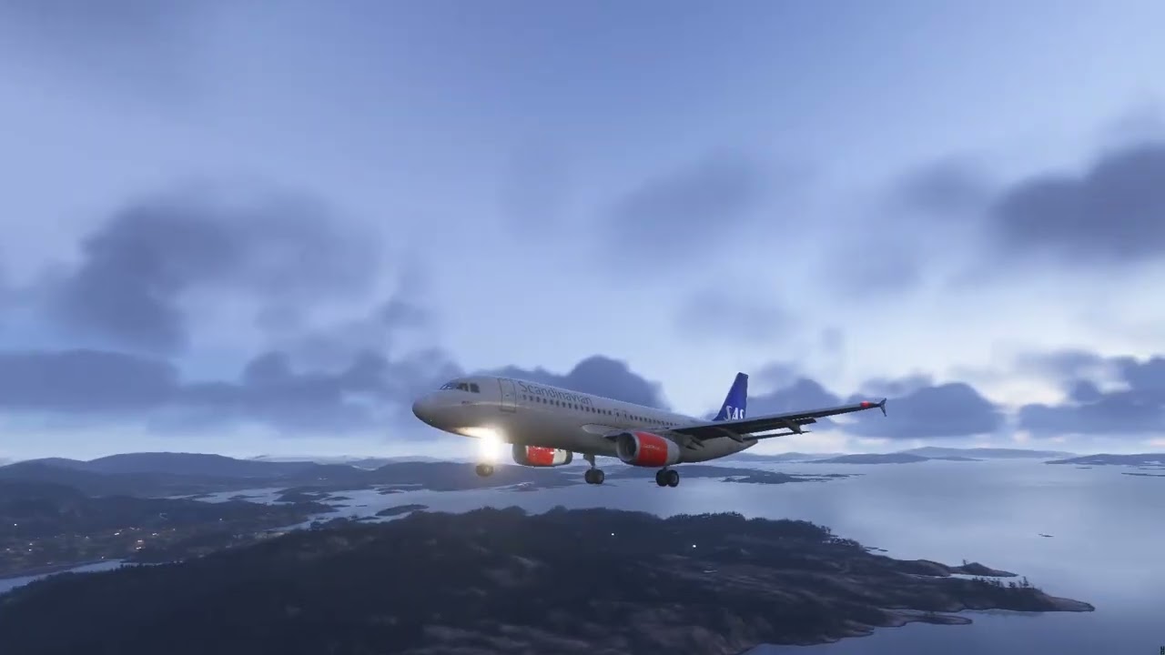 SAS620 | A320 | FINAL APPROACH | ENBR | VATSIM | MSFS2024