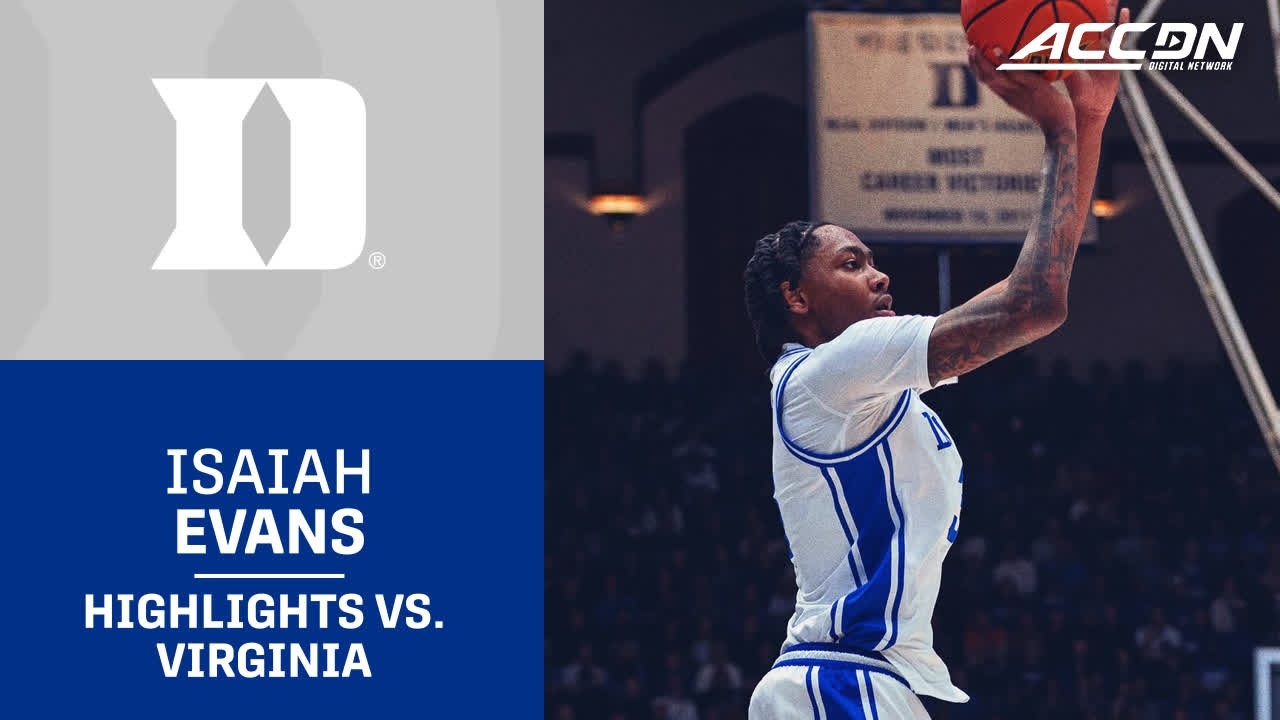 Duke's Isaiah Evans Comes Alive In Home Win Over UVA