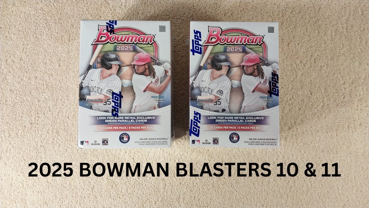 2025 Bowman - 2 Blasters - TWO NUMBERED PARALLELS!