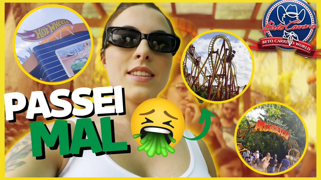 BETO CARRERO WORLD | PASSEI MAL NA FIREWHIP!! 🤮🤮