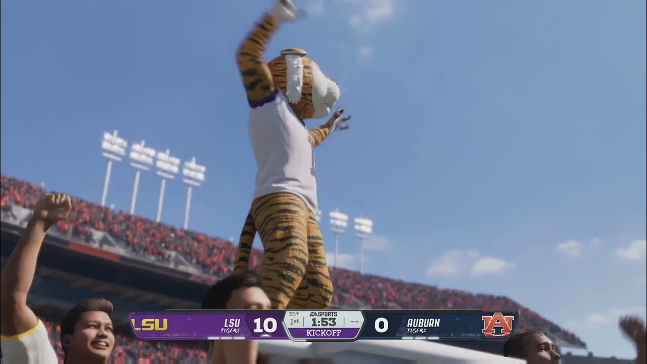 NCAA football LSU vs Auburn