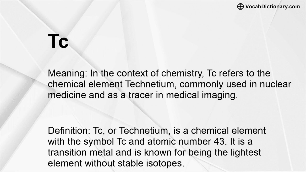 Tc Meaning