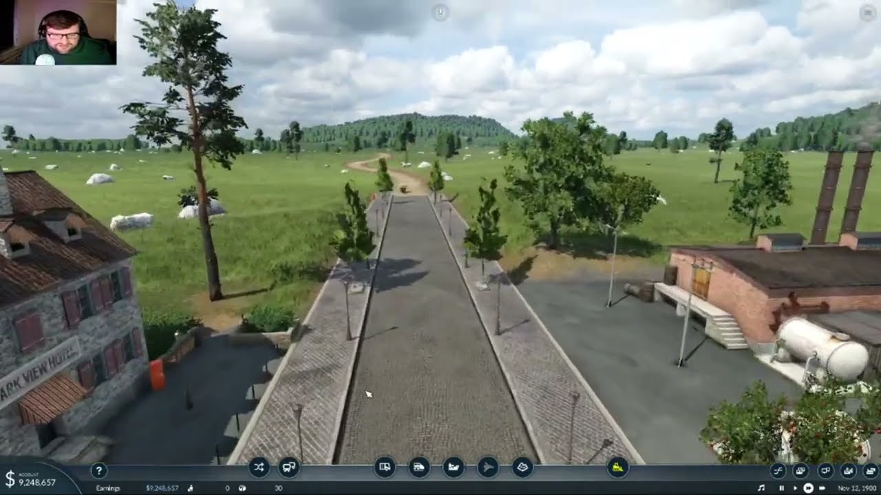 ASMR GAMING - Playing Transport Fever 2 with White Noise of Computer