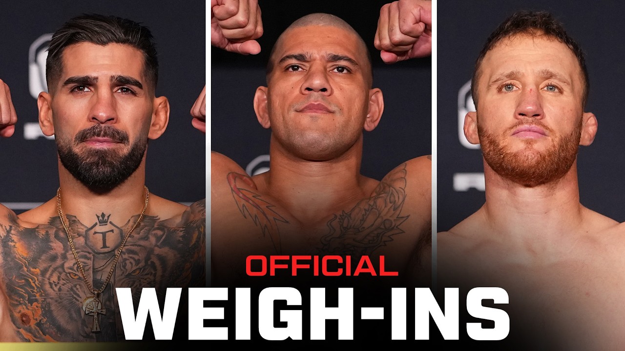 Взвешивание Топуриа против Гейтджи | UFC Freedom 250