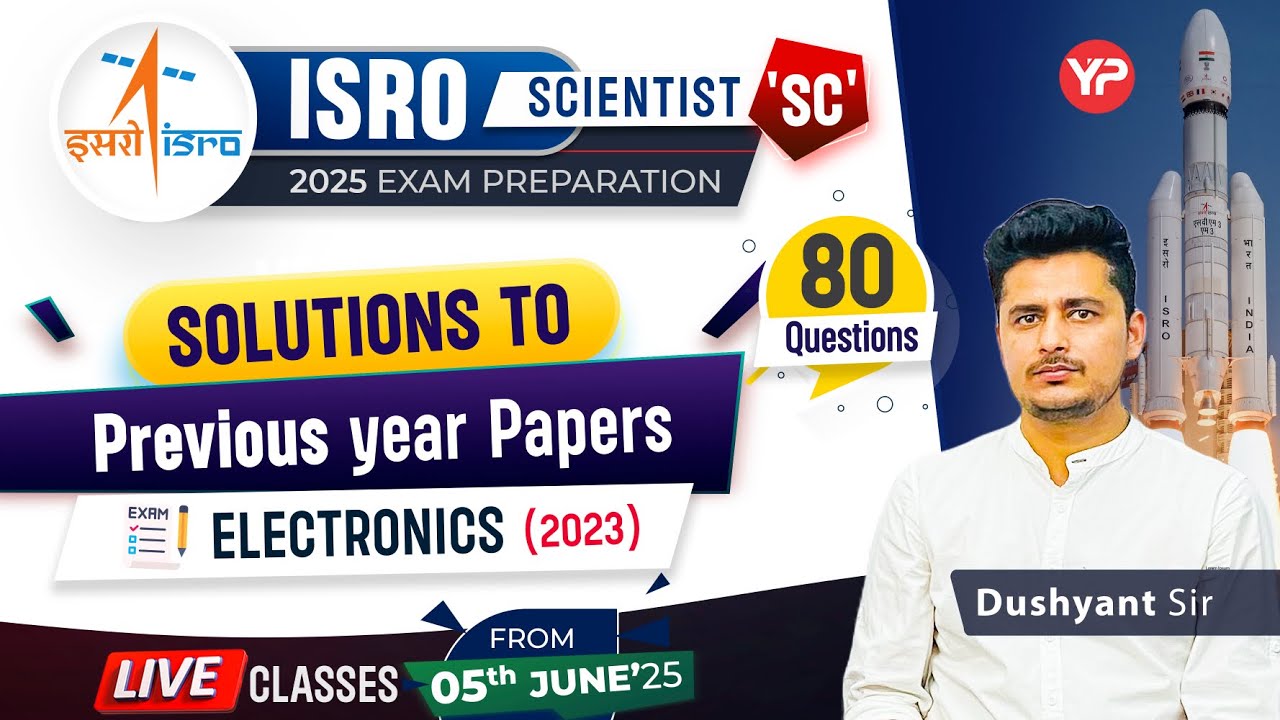 ISRO Electronics 80 Questions 2023 detailed solutions | Previous Year Question paper