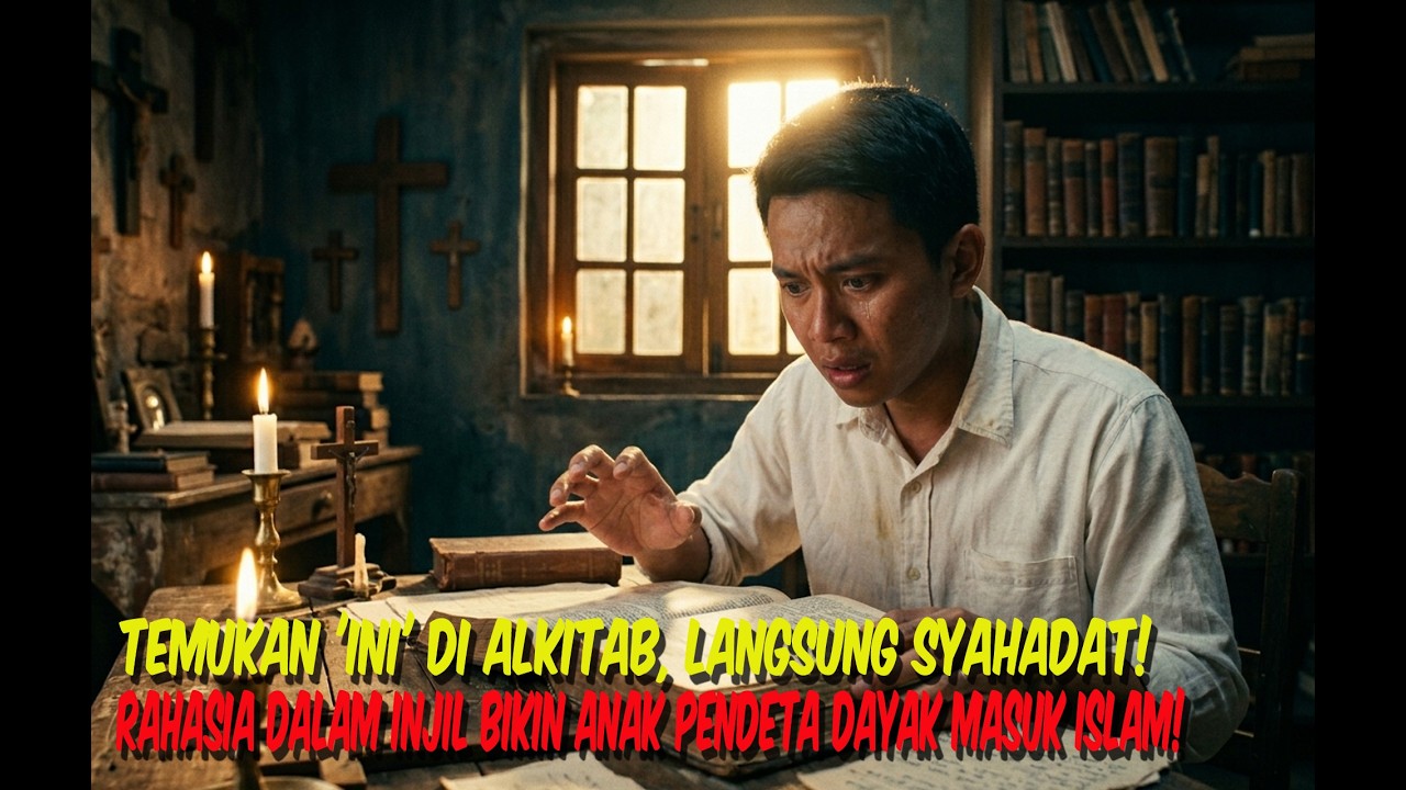 TEMUKAN 'INI' DI ALKITAB LANGSUNG SYAHADAT! RAHASIA DALAM INJIL BIKIN ANAK PENDETA DAYAK MASUK ISLAM