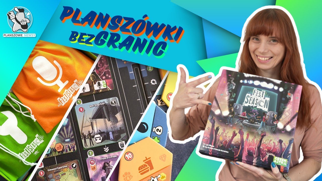 Fest Season - zorganizuj najlepszy festiwal muzyczny || Plansz&oacute;wki Bez Granic || Green Astra Games