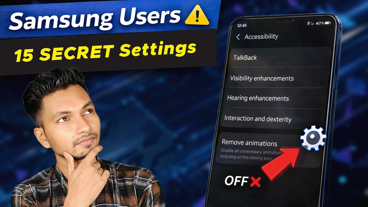 Samsung Phone Slow? 🐢 Turn OFF This Setting Instantly!