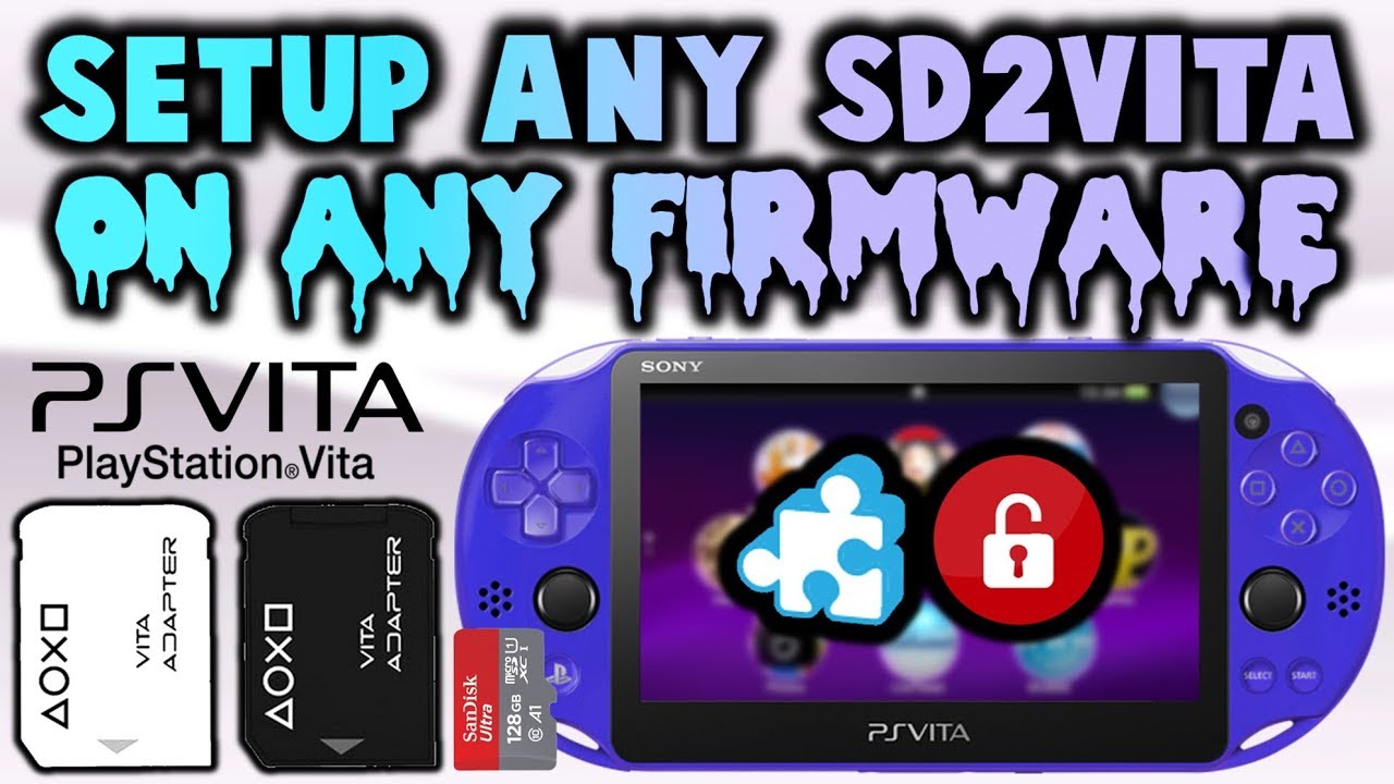 PS Vita Setup SD2Vita On Any Firmware! 2019 Guide!