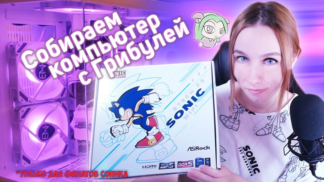 Собрала компьютер для соникофана на материнской плате ASRock B760M PG SONIC WiFi