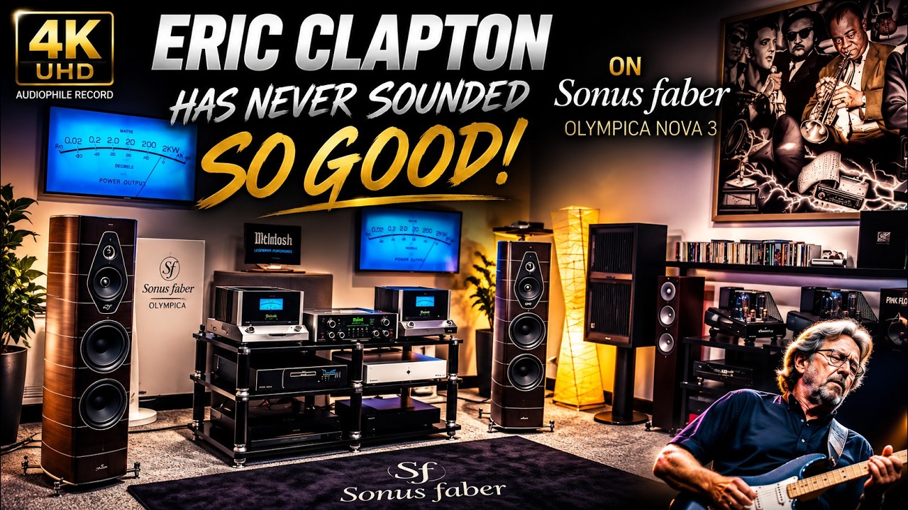 Eric Clapton has Never Sounded so Good on Olympica Nova 3! [Audiophile Record 4k UHD]