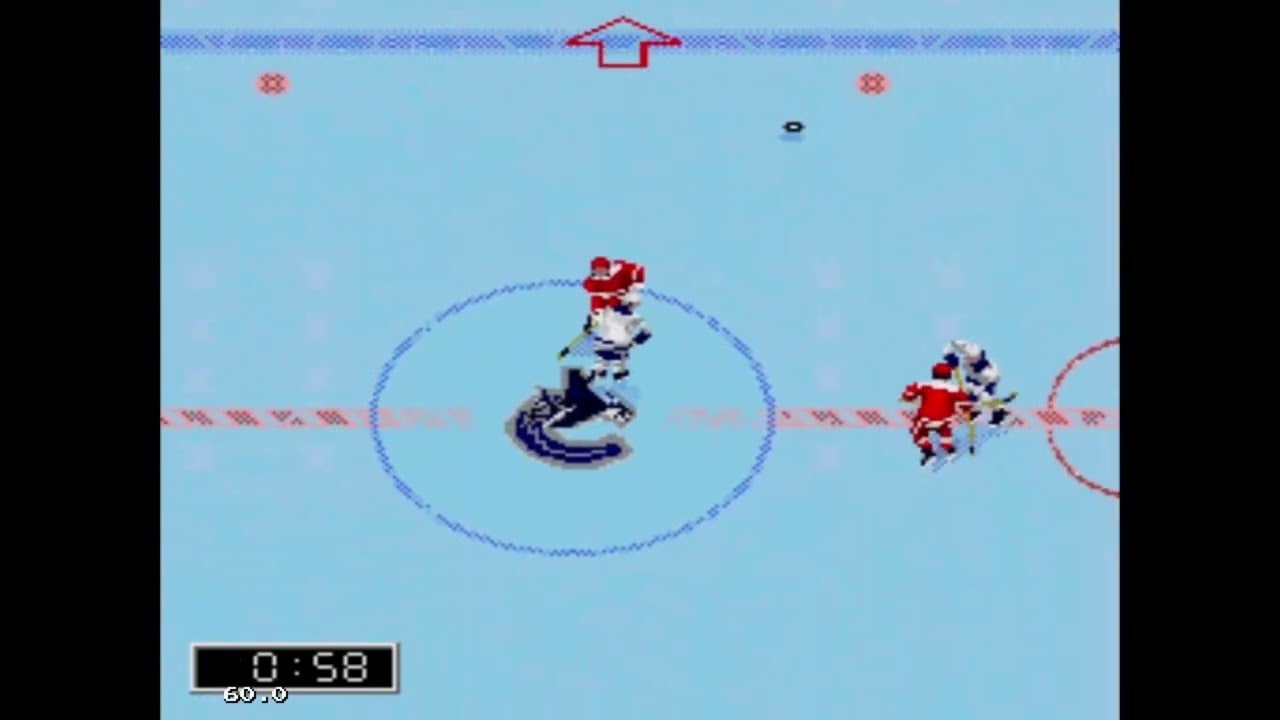 Видеопрохождение и  обзор NHL 98(НХЛ 98)Sega,Genesis