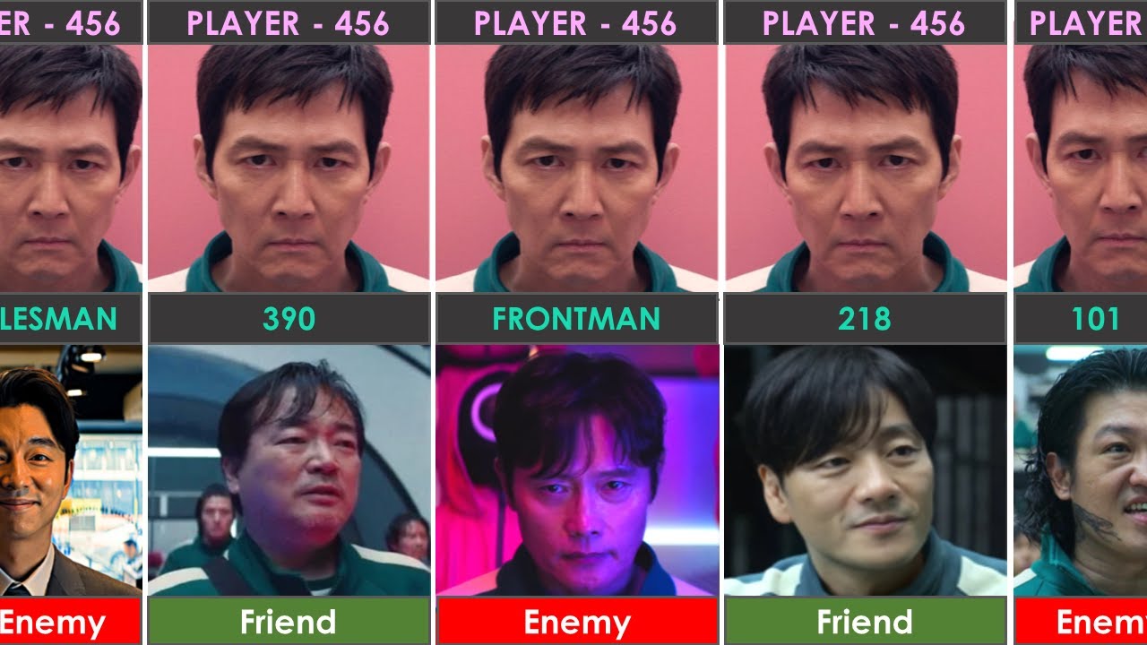 Squid Game Player 456 Friend And Enemy