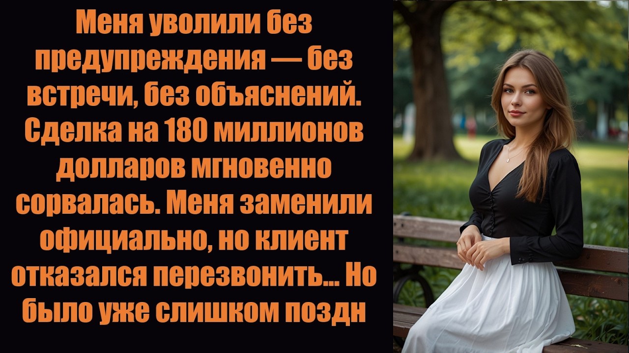 Новый генеральный директор уволил меня без предупреждения — и сорвал сделку на 180 миллионов доллар.