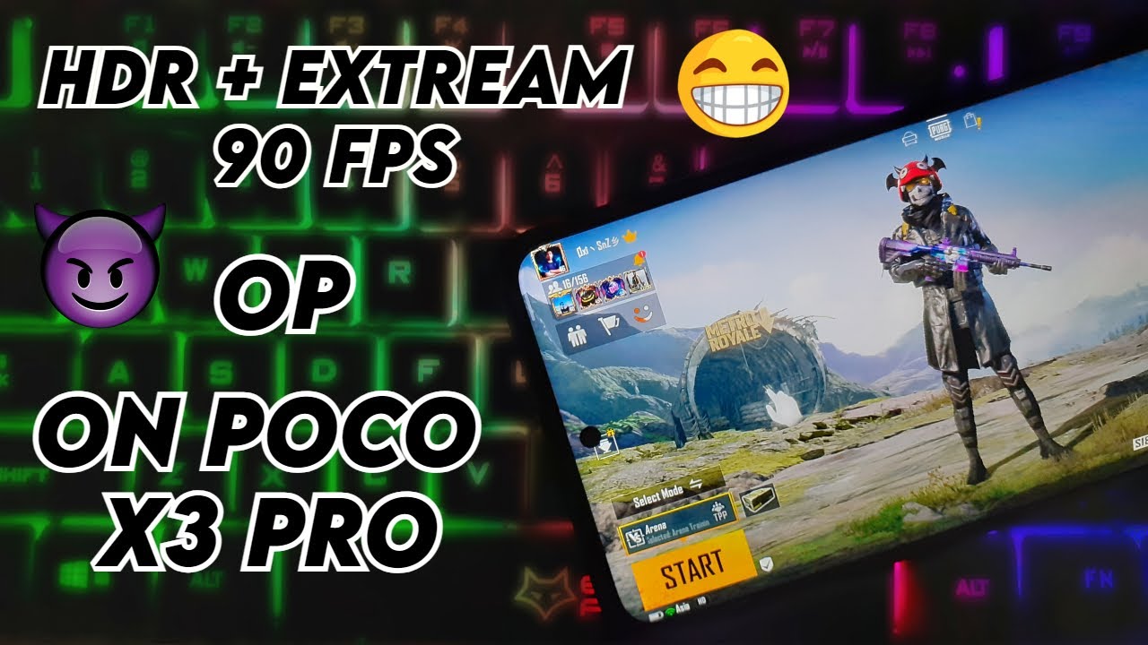 POCO X3 Pro PUBG Test | HDR Extreme Test | With FPS Meter