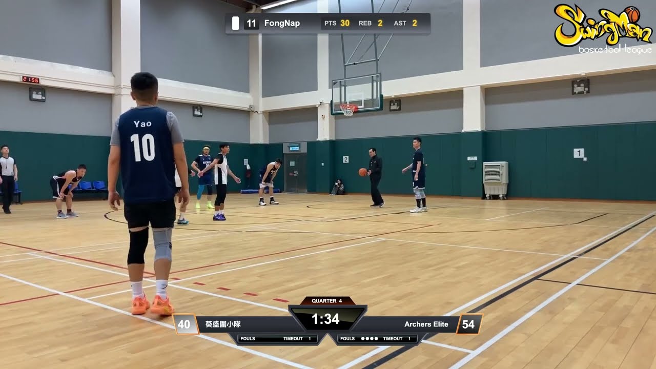 週末歡樂聯賽 2026-02-01 大窩口體育館 葵盛圍小隊 VS Archers Elite Q4