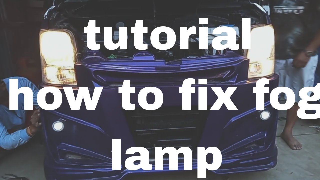 TUTORIAL!!!! how to connect the fog lump universal! DA64 and DA63.