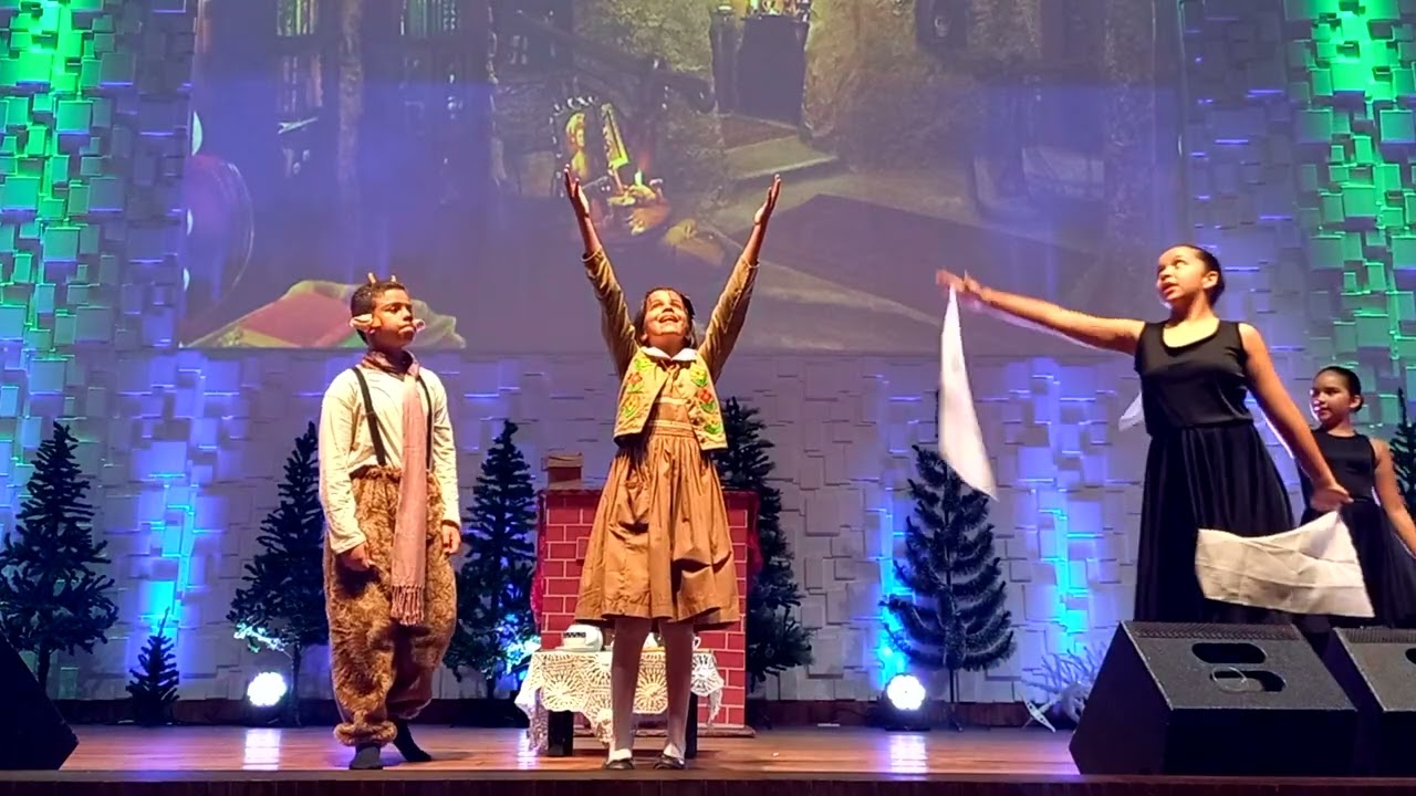 espetáculo Narnia o Leão a feiticeira e o guarda roupa 2022 5° ano Colégio Batista Vida Nova