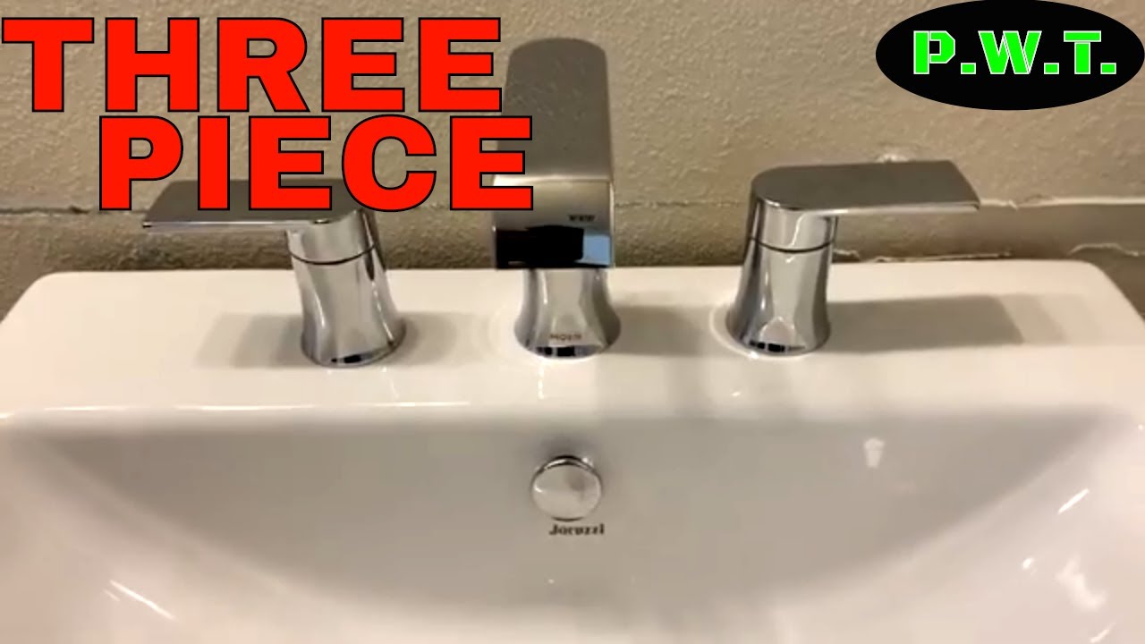HOW TO INSTALL MOEN 3 PC.LAV. FAUCET