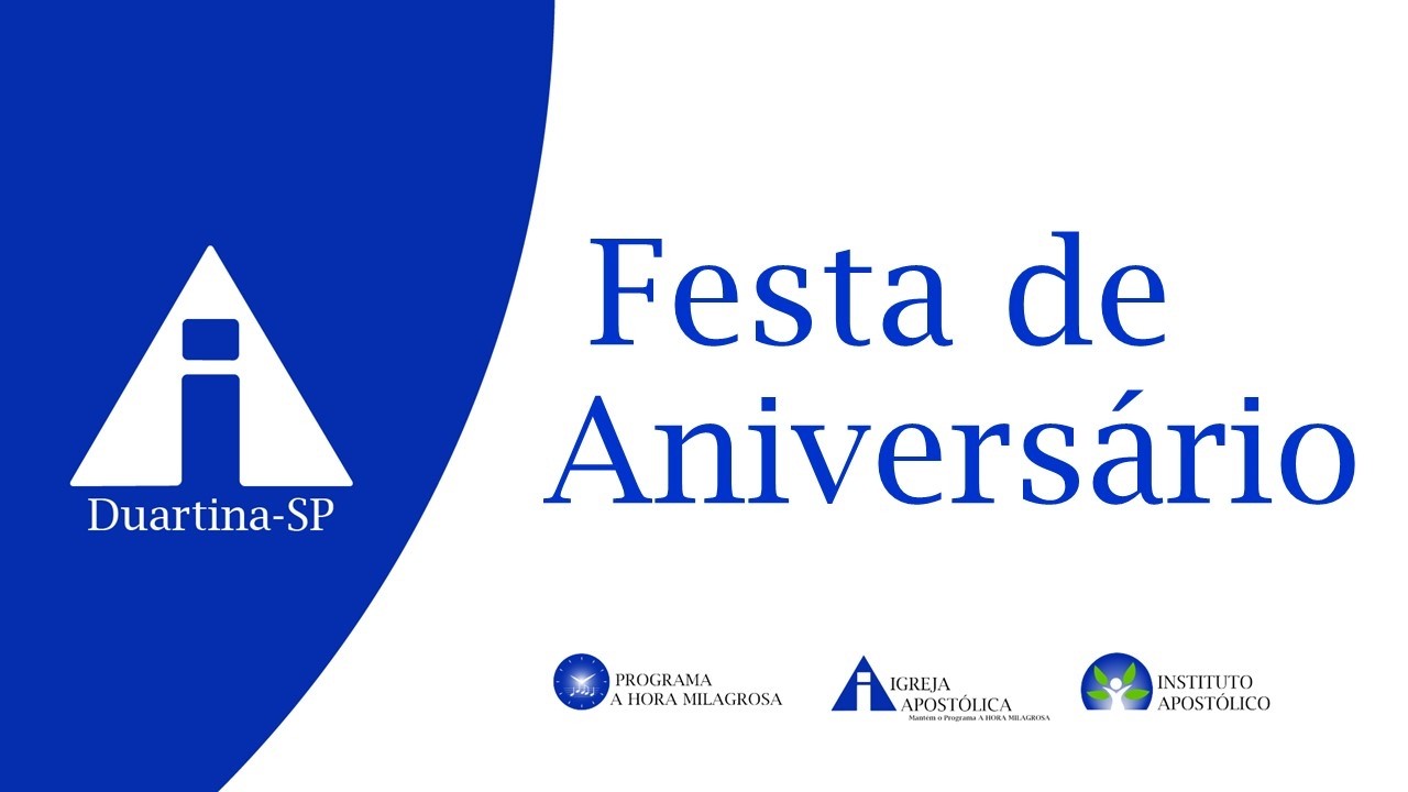 Reunião Especial: Aniversário da Congregação - 14/03/2026 - Duartina/SP.