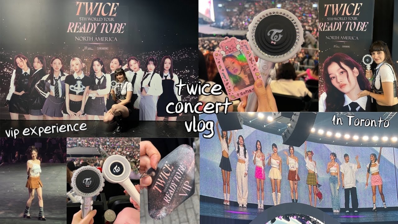 Twice concert vlog 🍭 prep & vip experience in toronto, ready to be tour!!