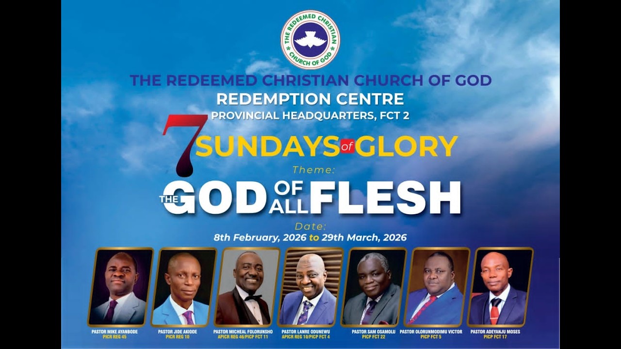 SEVEN SUNDAYS OF GLORY 3   22ND FEBRUARY, 2026