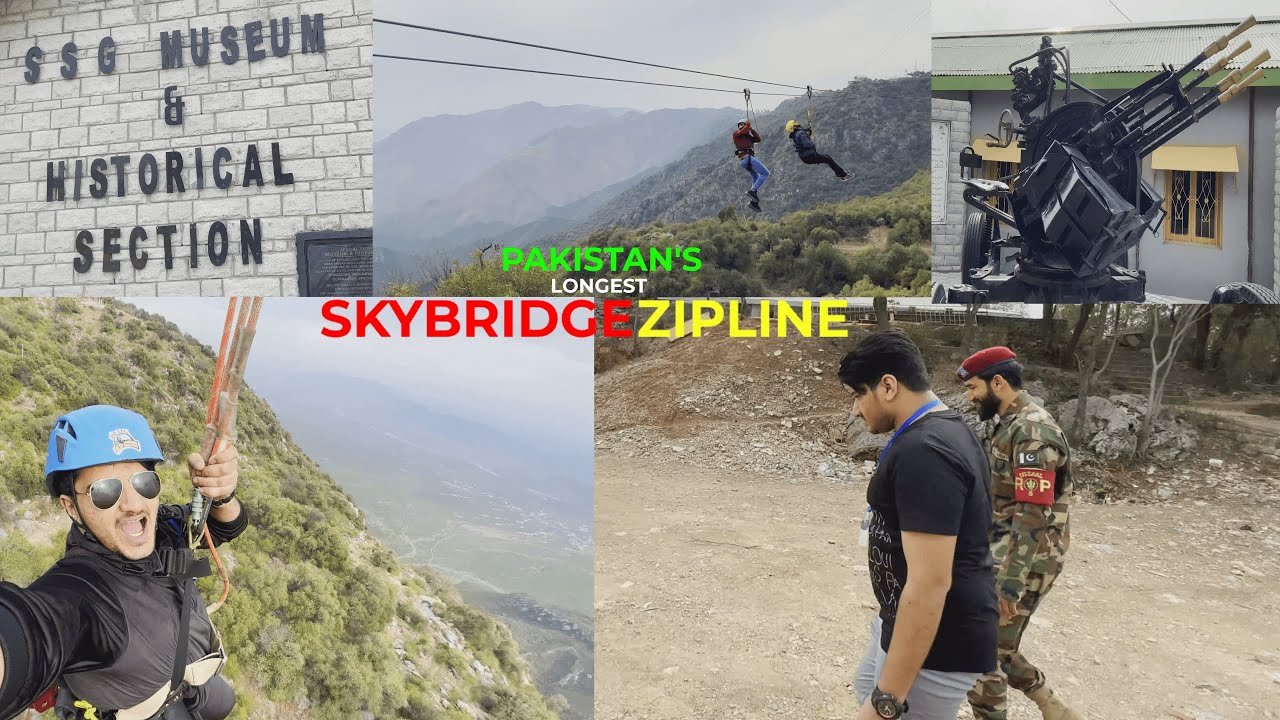 LONGEST ZIPLINE OF PAKISTAN │SSG MUSEUM CHERAT │BAKR GUJJAR