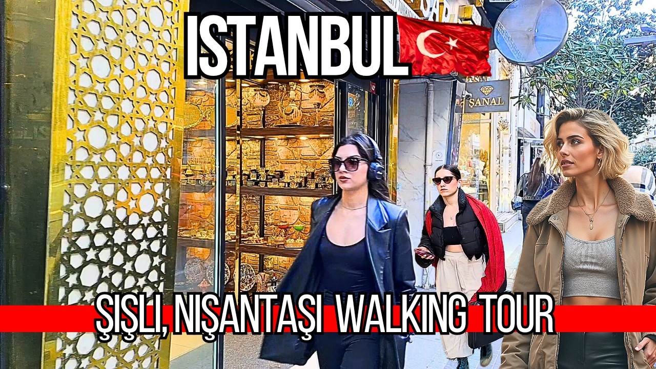 🇹🇷 Istanbul Nisantasi Luxury 4K Walking Tour 2025 | Trendy Brands & High-End Shops