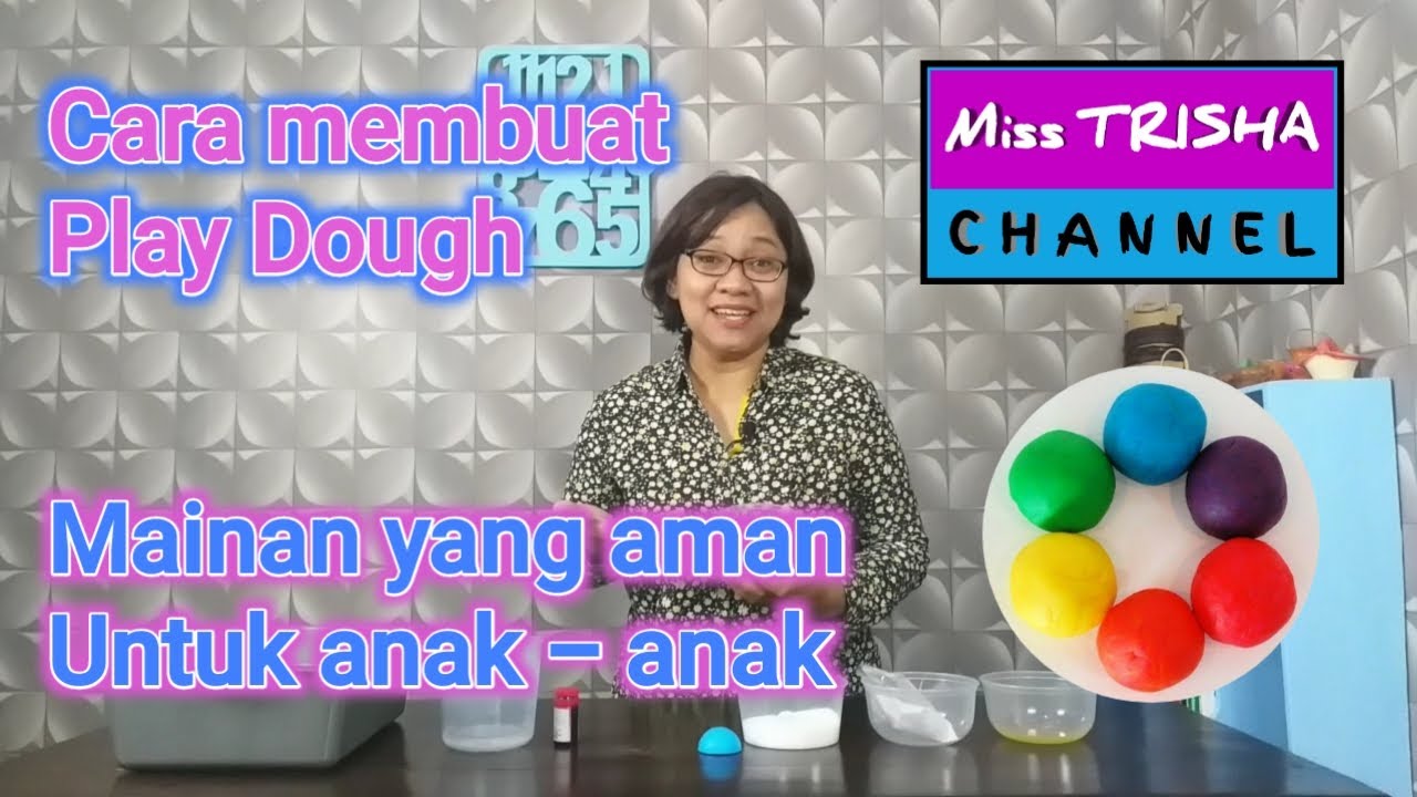 Cara membuat play dough mainan yang aman untuk anak - Membuat play doh yang aman untuk anak