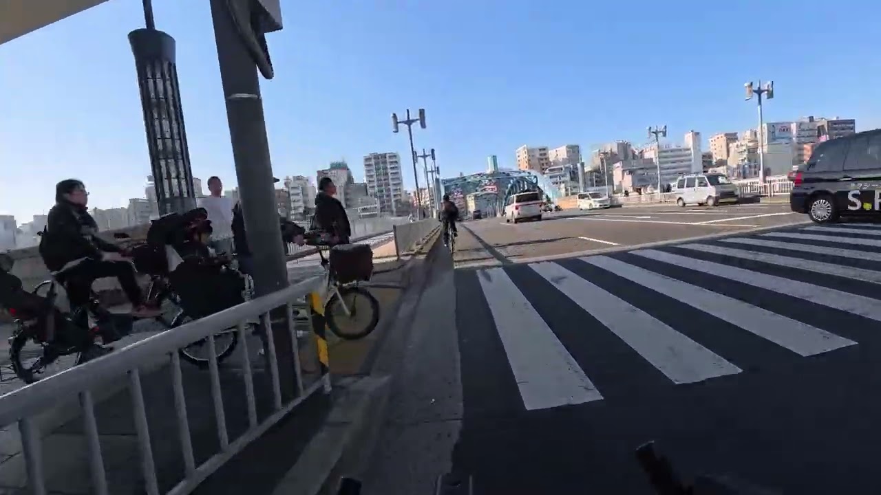 Tokyo Bike スカイツリーから蔵前 浅草橋 人形橋浜町  小名木川 東京自転車散歩 4K
