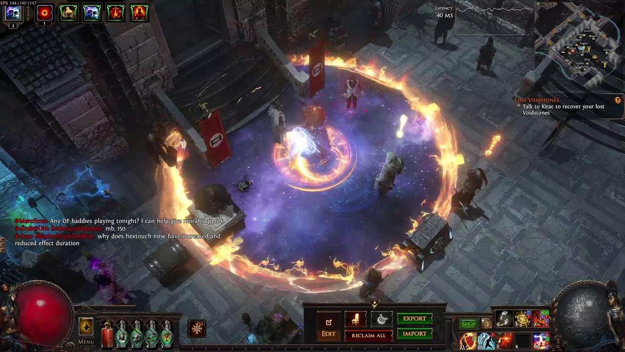Testing POE stream