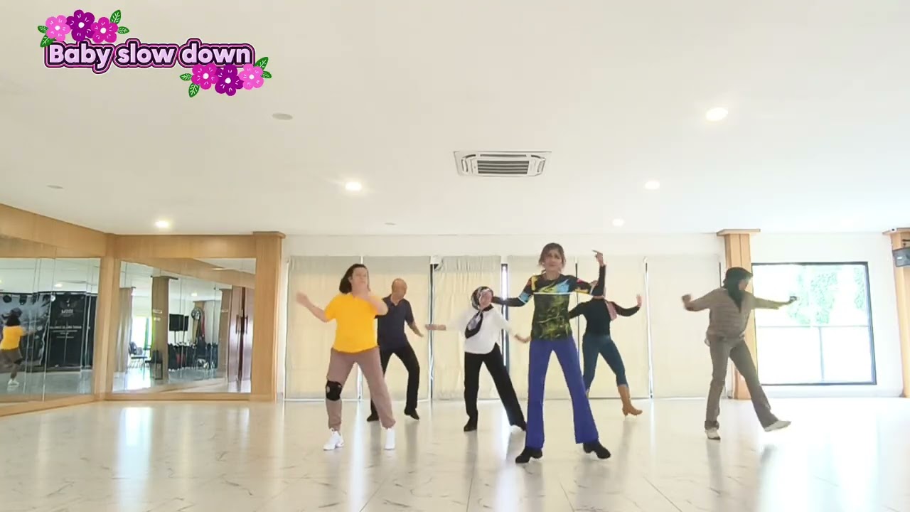 Baby slow down - Linedance//Choreo:Mark Paulino(USA) & Dylan DeClue(USA)//Advanced -May 2025