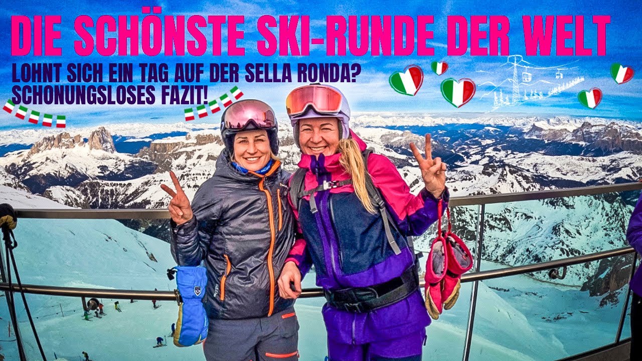 DOLCE VITA & DIE SCHÖNSTEN BERGE DER WELT / Skifahren in den Dolomiten - Sella Ronda & Marmolada