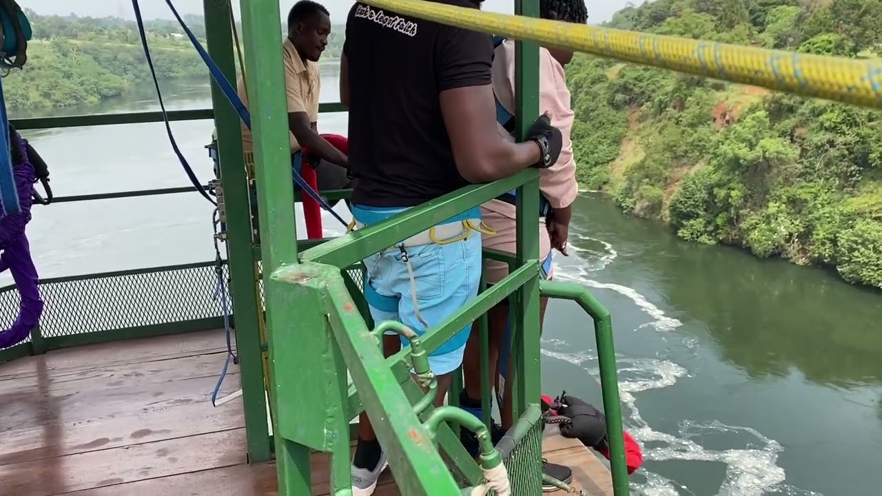 Bungee jump In Jinja Uganda 🇺🇬
