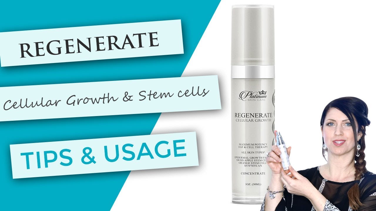 Regenerate EGF & Stem Cell Serum | Stimulate New Tissue Growth for Antiaging, Acne and Pigmenation