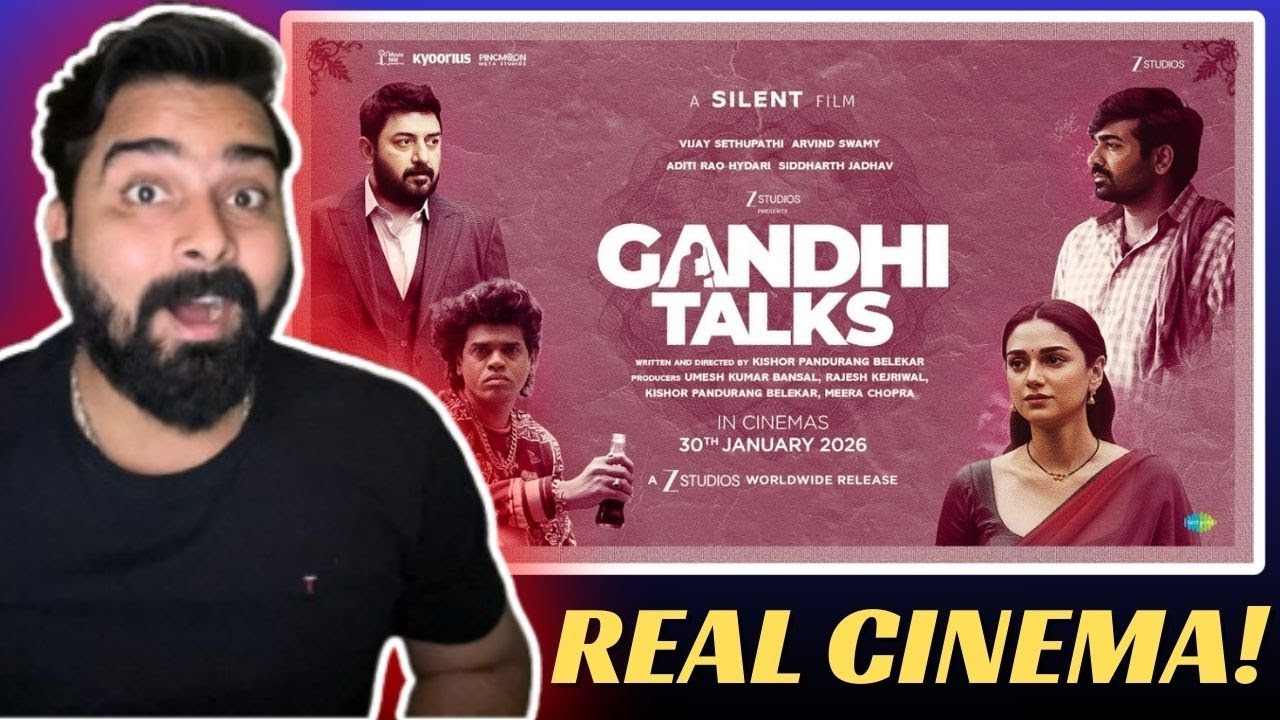 Gandhi Talks Teaser Reaction & Review | Vijay Sethupathi’s MOST UNEXPECTED Film?! 😳🔥