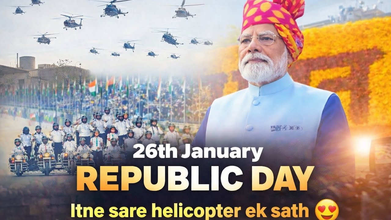 26th January Happy Republic Day | Aj itne sare helicopters 🚁 kha se aagye😲 Bade ban gaye bache 😂