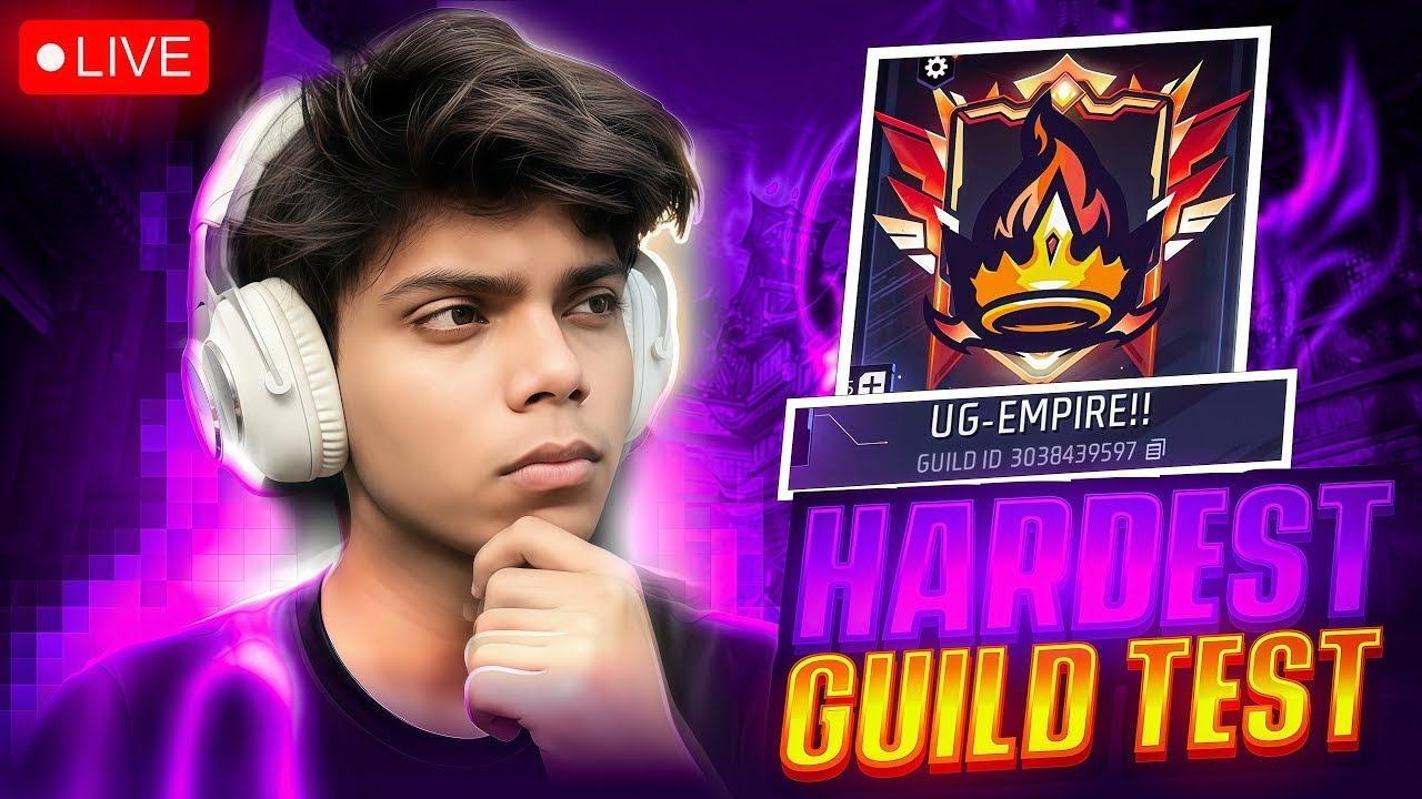 LIVE🔴UG EMPIRE: World's Hardest Guild Test! 😱 Dekho Aaj Kaun Select Hoga? @UnGraduateGamer ​