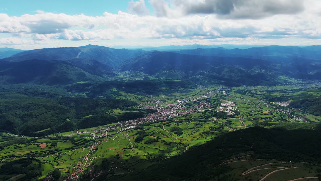 Gornji Vakuf iz zraka [Bosnia and Herzegovina] [Drone flight] 4k Ultra HD