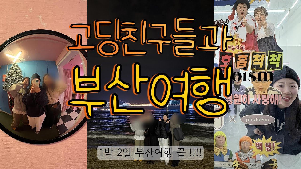 웃다가 맥주 마시다가 바다 보고 끝난 부산 여행